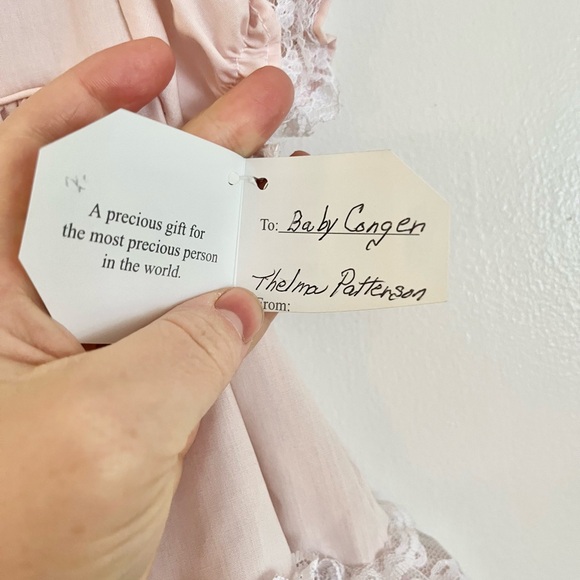 Vintage Alexis Pink dress 6 months NWT - Picture 6 of 7